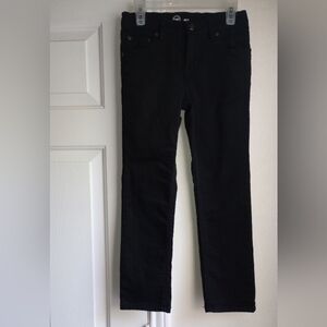 Wonder Nation Girls Slim Black Pants Size 8